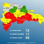 COE mantiene 12 provincias en alerta roja, 11 en amarilla y 3 en verde ante Melissa