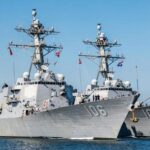 Buques de guerra estadounidenses llegan a Puerto Príncipe, Haití