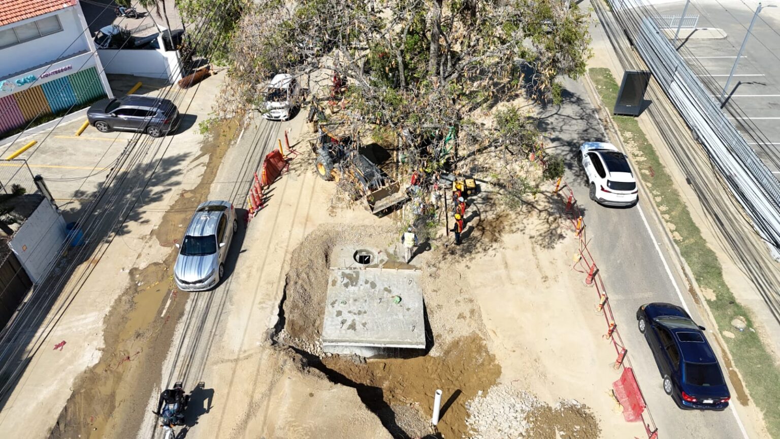 Coraasan restablece servicio en sectores que dependen de trabajos Av. 27 de Febrero