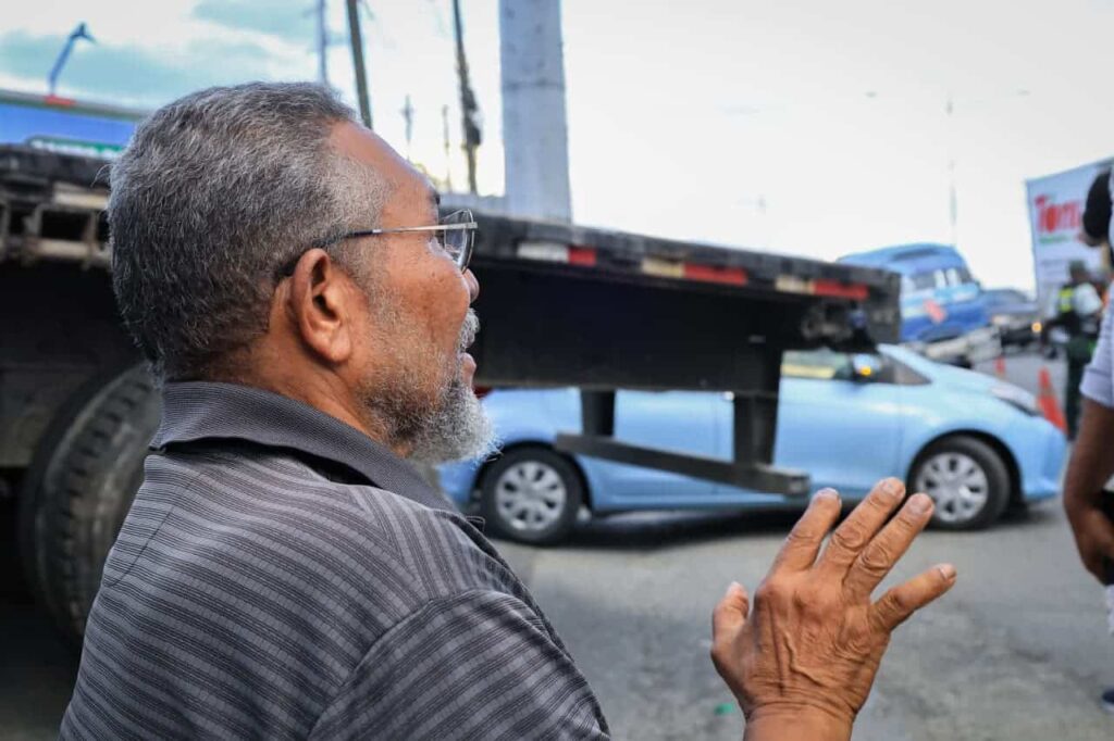 Testimonio del chofer de yipeta aplastada por camión en el KM 9