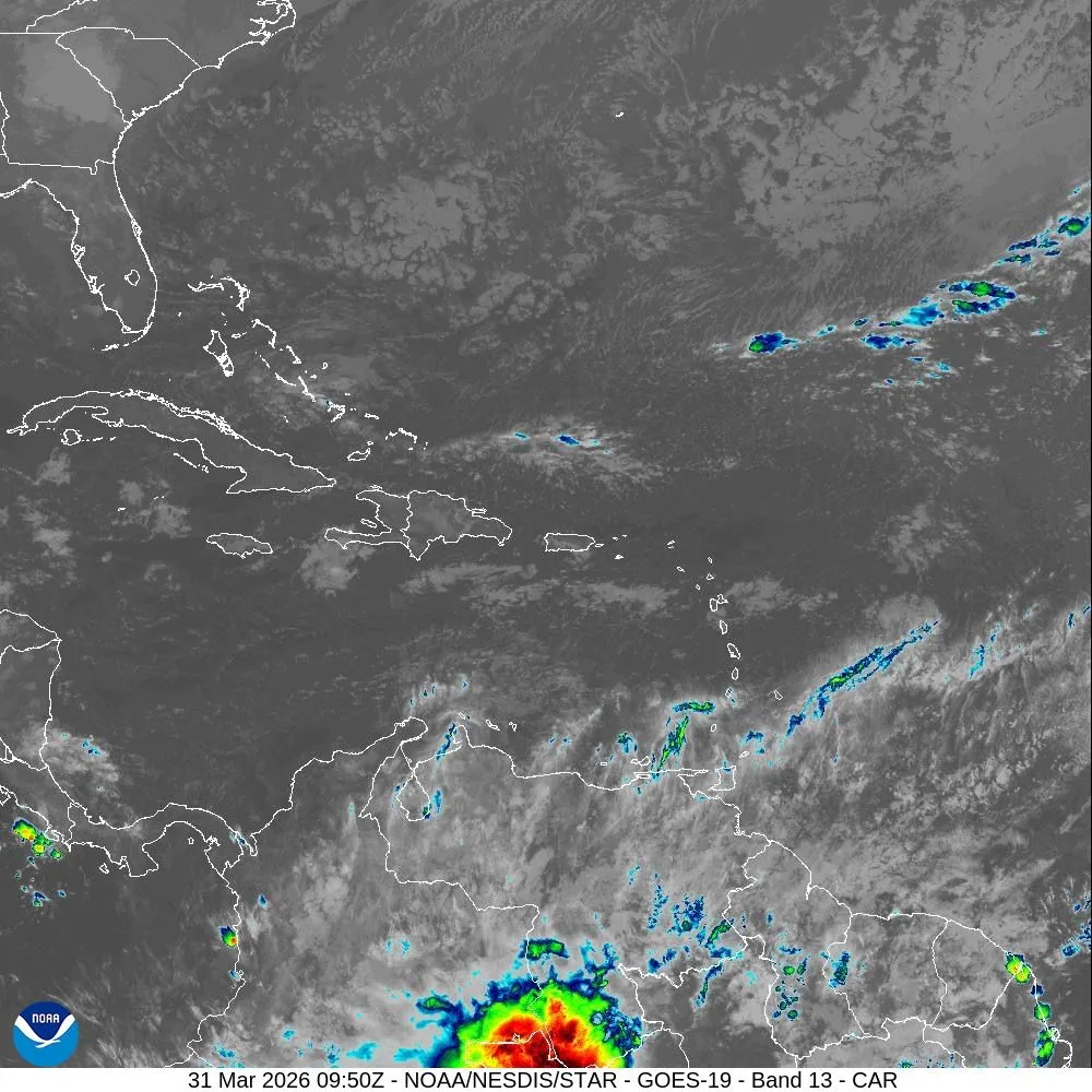 Indomet prevé lluvias y viento moderado en RD este martes