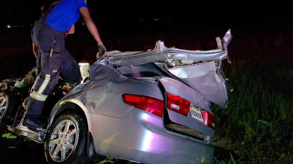 Accidente de tránsito en autopista Duarte provoca cuatro muertes y deja un menor lesionado