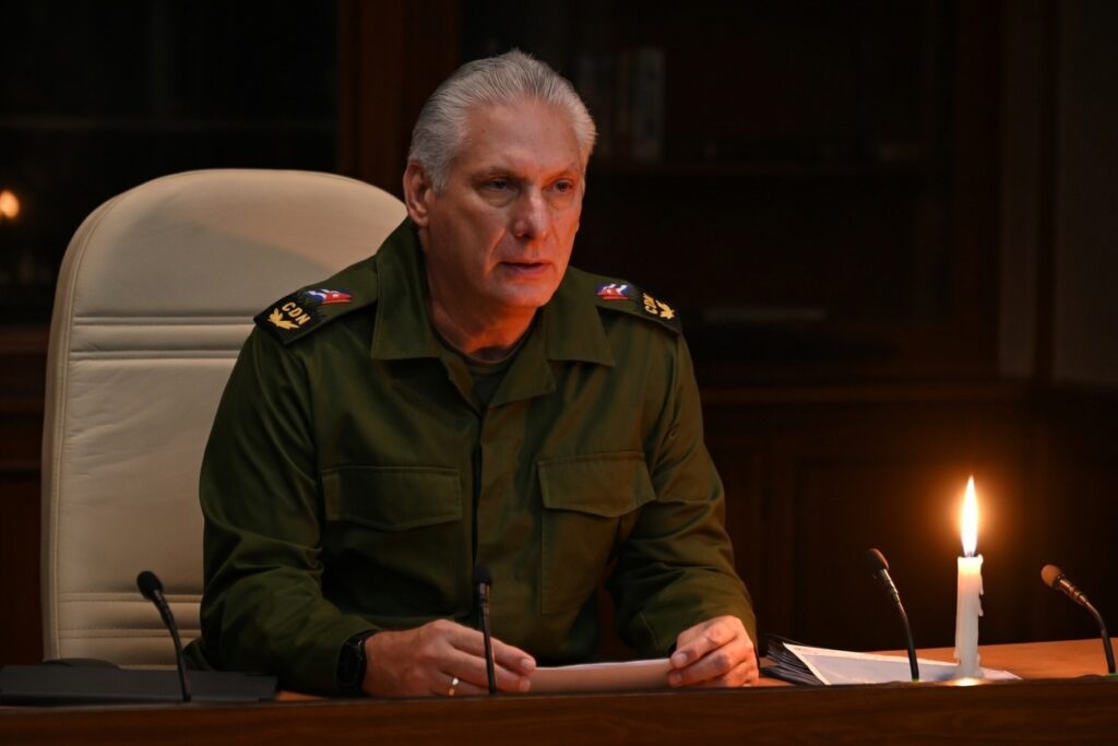 Presidente de Cuba alerta sobre consecuencias para manifestantes que protestaron por apagones