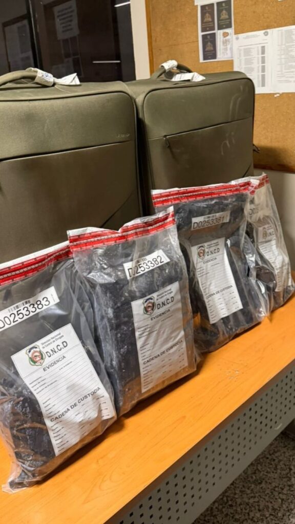 Autoridades frustran viaje de extranjera con presunta cocaína