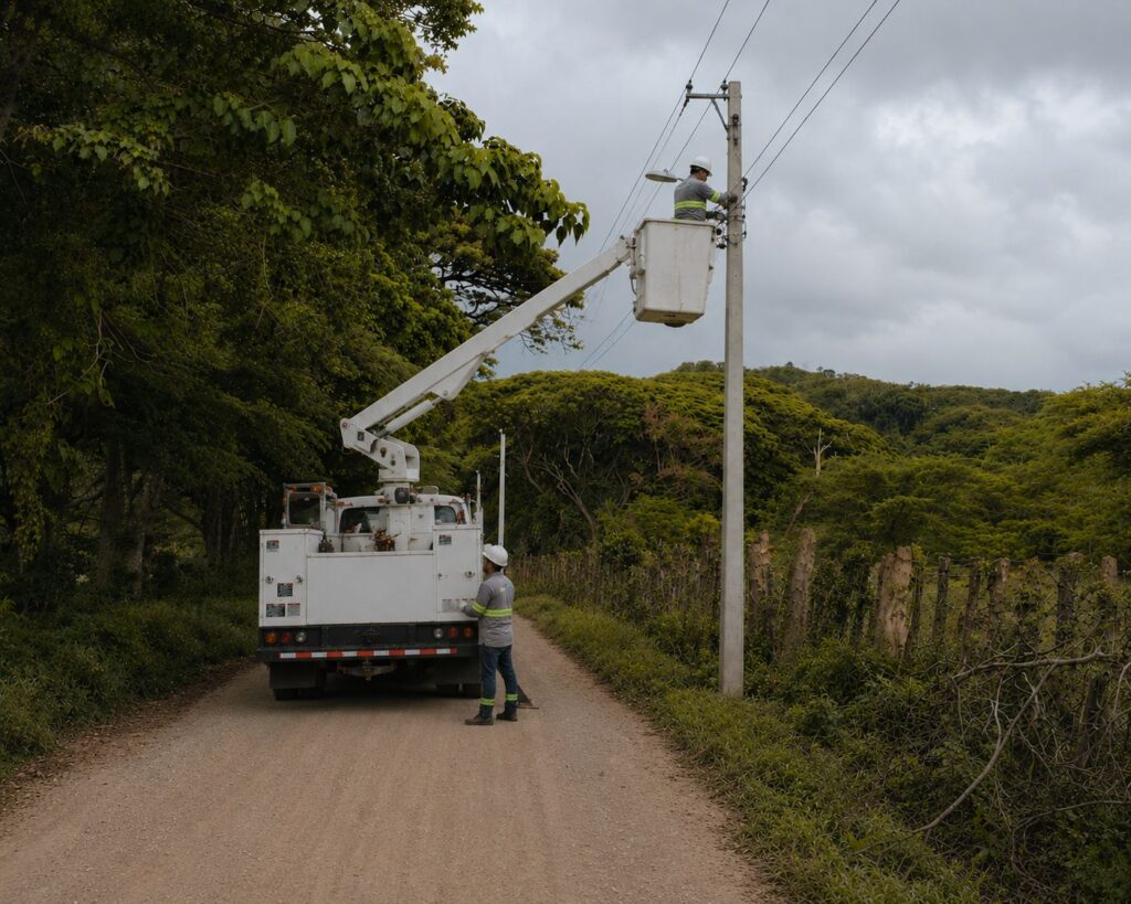 EDENORTE ejecuta mejora eléctrica en Rancho Manuel con inversión cercana a RD$3 millones