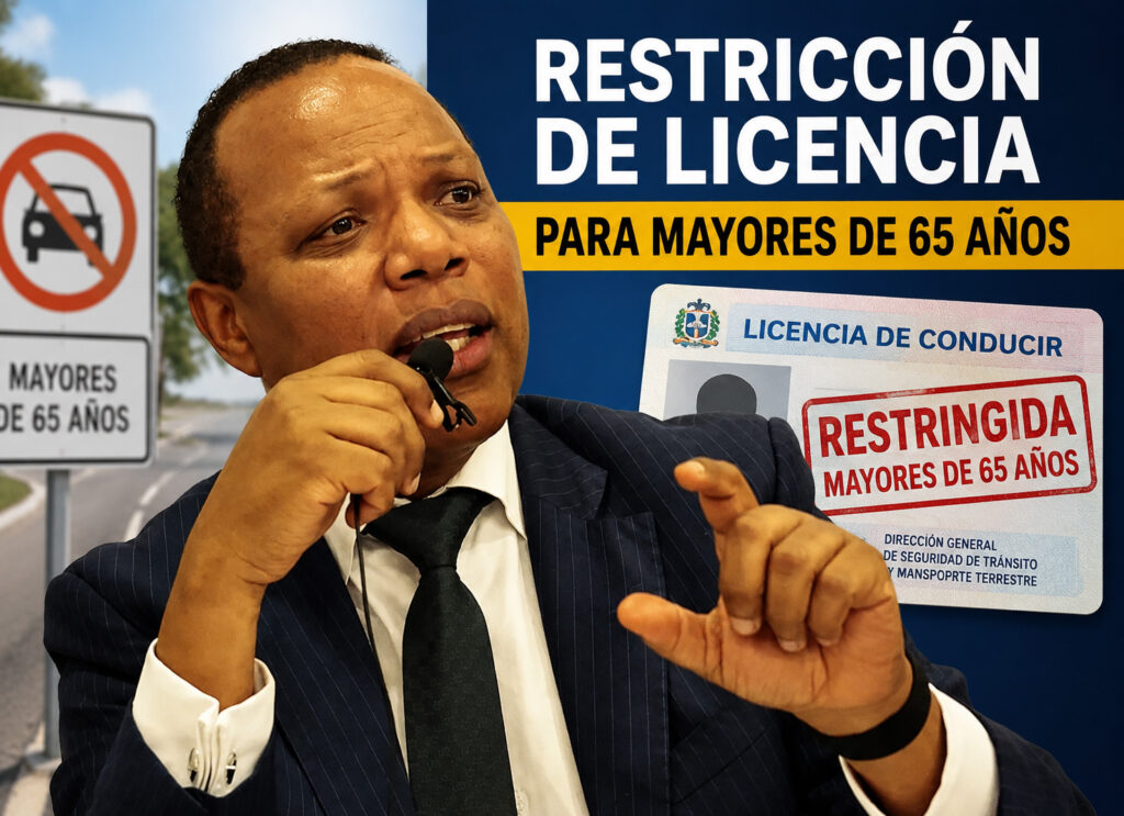 Director del Intrant tiene facultad para eliminar restricción a licencias de mayores de 65 años