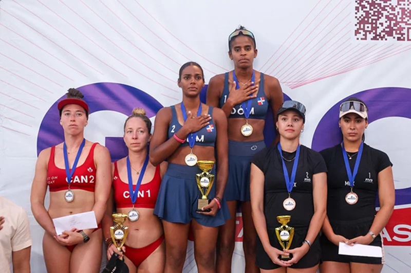 RD hace historia con su primer oro en el Tour NORCECA de Voleibol de Playa