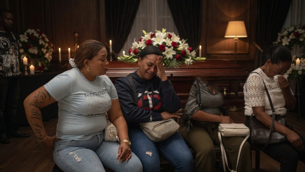 Familiares y comunitarios claman justicia en velatorio de Indhira Carolina Beltré