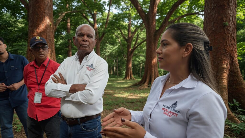 Medio Ambiente paraliza tala de caobas en Parque Lineal ZooBotánico de Moca