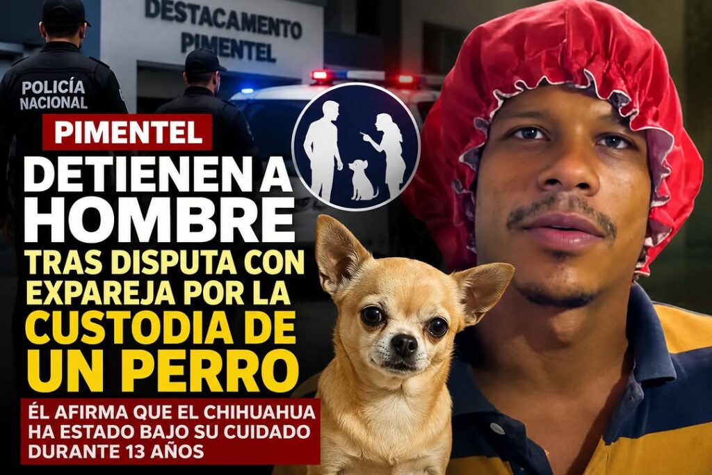Detienen a hombre en Pimentel tras disputa por custodia de perro