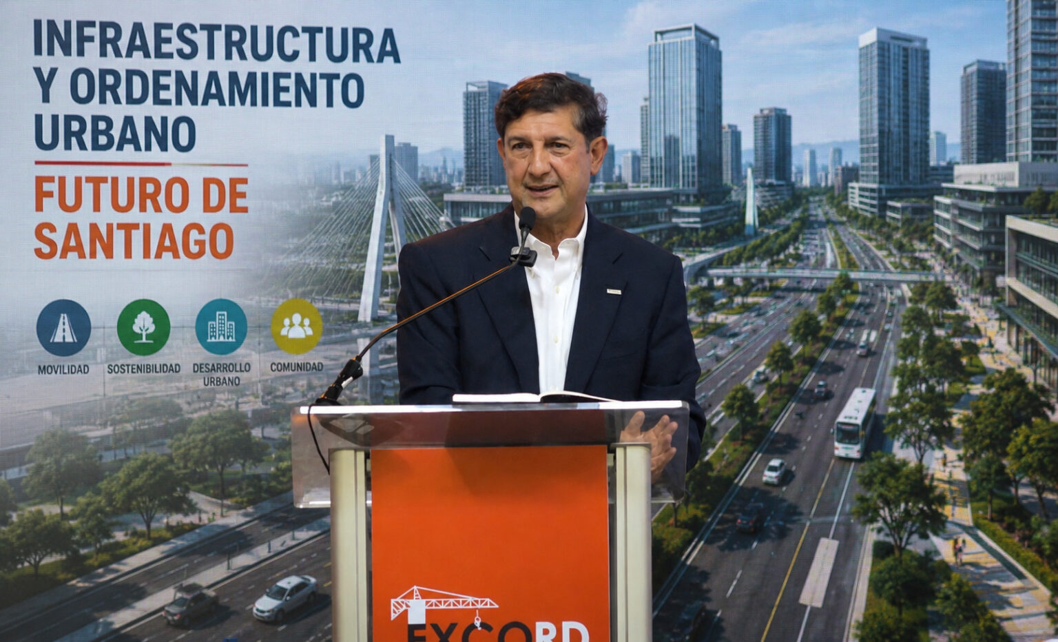 Ing. Manuel Estrella impulsa visión de desarrollo urbano para Santiago
