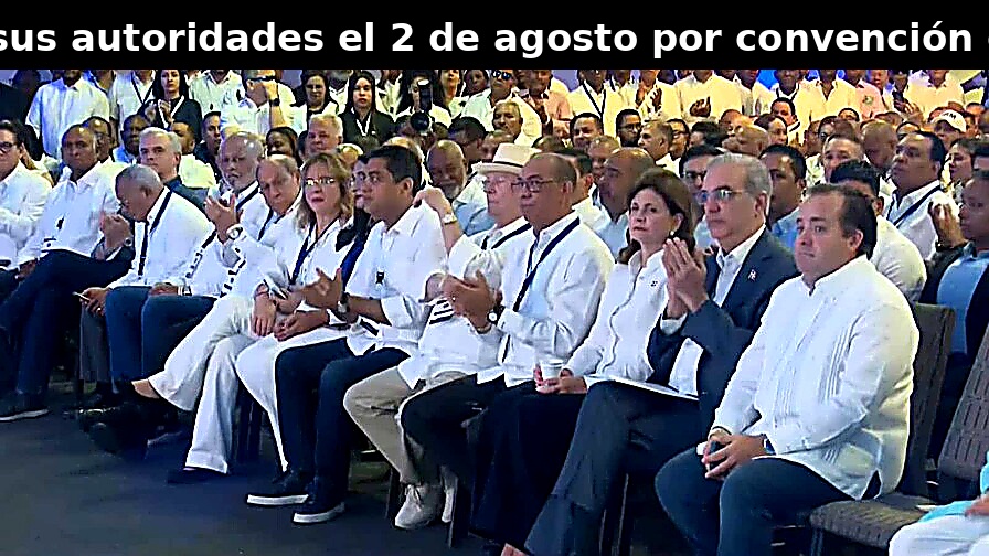 Autoridades del PRM serán escogidas en convención de delegados el 2 de agosto