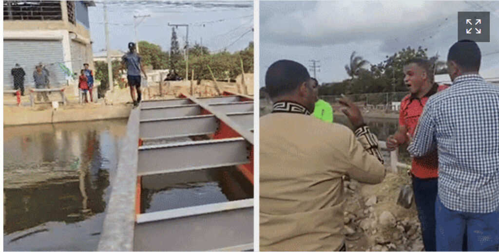 Puente en Santiago genera disputa entre comunitarios y dirigentes de Cienfuegos
