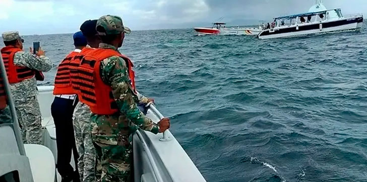 Emergencia marítima frente a Puerto Plata: Armada salva a dos extranjeros