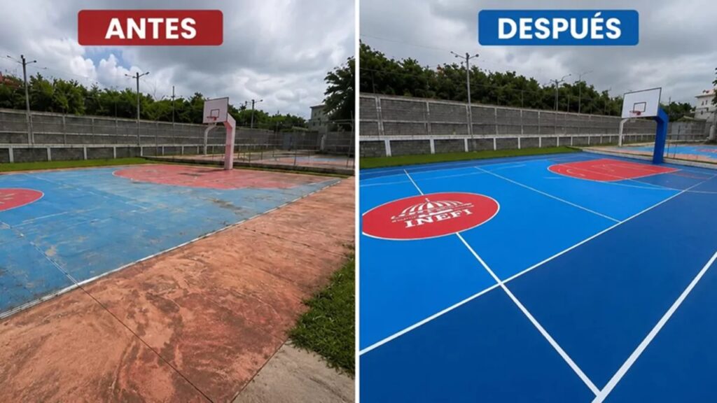 Gobierno entrega canchas deportivas remozadas en centro para adolescentes de Hato Nuevo