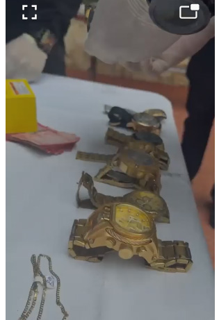 Policía recupera prendas y dinero robados de joyería en Capotillo; principal implicado admite participación en el hecho