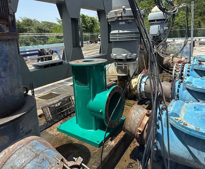 Rehabilitación de Estación de Bombeo de Toma de Pastor avanza en un 85 por ciento