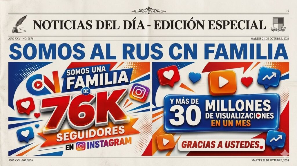 Cibao Noticias, el medio informativo líder en la cobertura digital de la región norte del país, ha consolidado su posición en el ecosistema digital al alcanzar la histórica cifra de 76,000 seguidores en su cuenta oficial de Instagram.