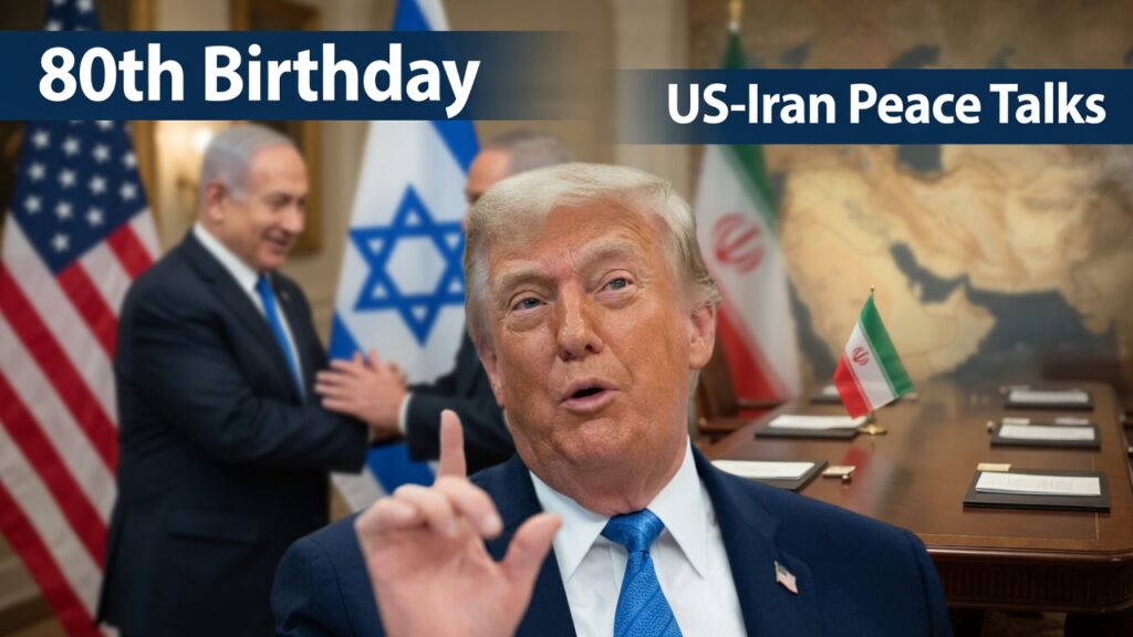 Netanyahu saluda a Trump por sus 80 años mientras EE.UU. dialoga con Irán