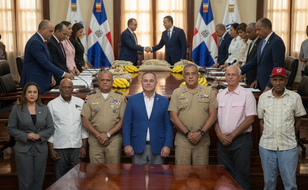 Acuerdo entre Gobierno y productores de arroz y banano fortalece sector agrícola