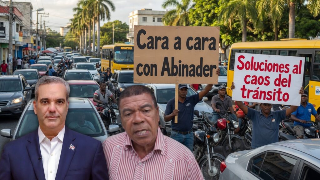 Transportistas reclaman diálogo con Abinader ante caos vial en Santiago