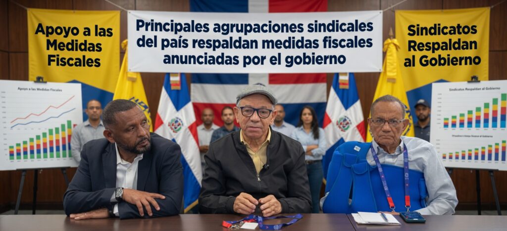Sindicatos respaldan medidas fiscales anunciadas por el gobierno