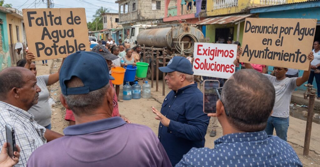 Alcalde de Cabrera exige respuesta ante crisis de agua potable