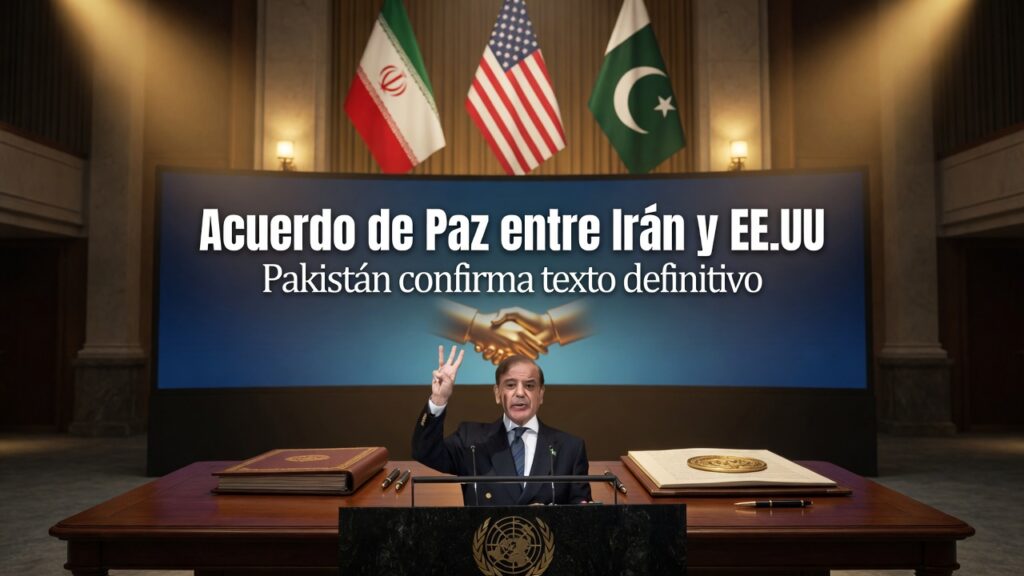 Pakistán respalda acuerdo de paz entre Irán y Estados Unidos