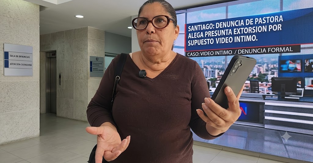Pastora en Santiago denuncia ser víctima de presunta extorsión con material íntimo