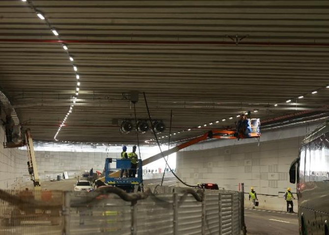 Obras Públicas concluye trabajos en desnivel Luperón
