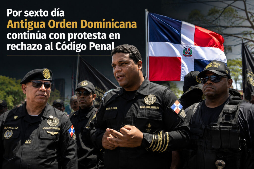 Persisten protestas de la Antigua Orden contra Código Penal en su sexto día