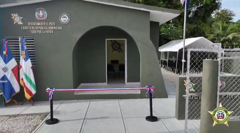 Comandante del Ejército inaugura destacamento remozado en María Trinidad Sánchez