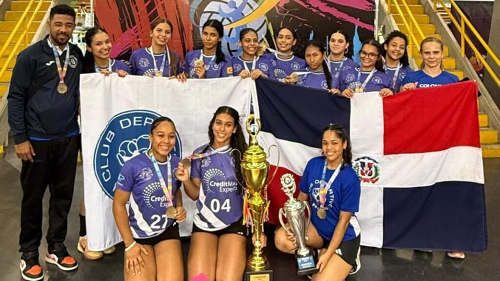 Club Naco conquista el oro en Voleibol U-14 durante torneo internacional en Medellín