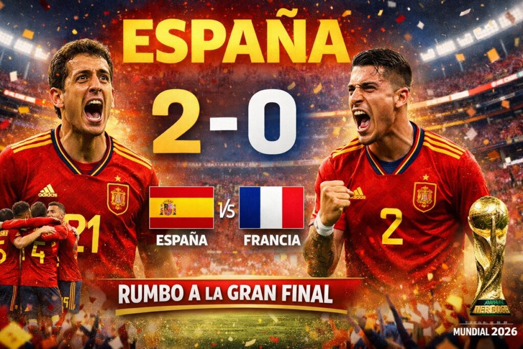 España derrota a Francia y avanza a la final del Mundial 2026