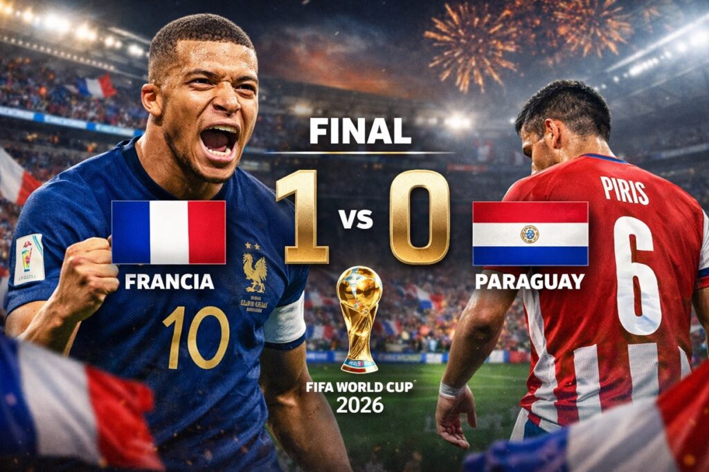Francia elimina a Paraguay con un 1-0 y avanza a cuartos del Mundial 2026