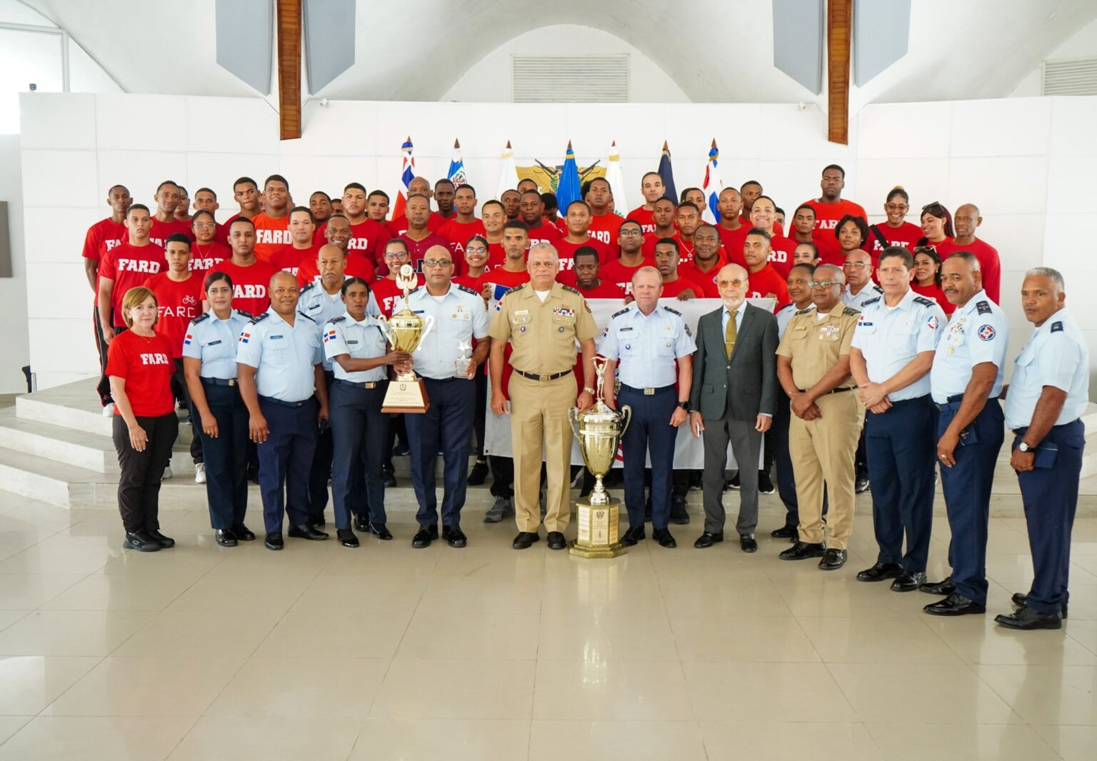 Fuerza Aérea de República Dominicana conquista su decimoquinta corona consecutiva en los LV Juegos Deportivos de las Fuerzas Armadas y la Policía Nacional