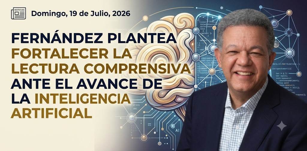 Leonel Fernández propone reforzar lectura comprensiva ante retos de la inteligencia artificial
