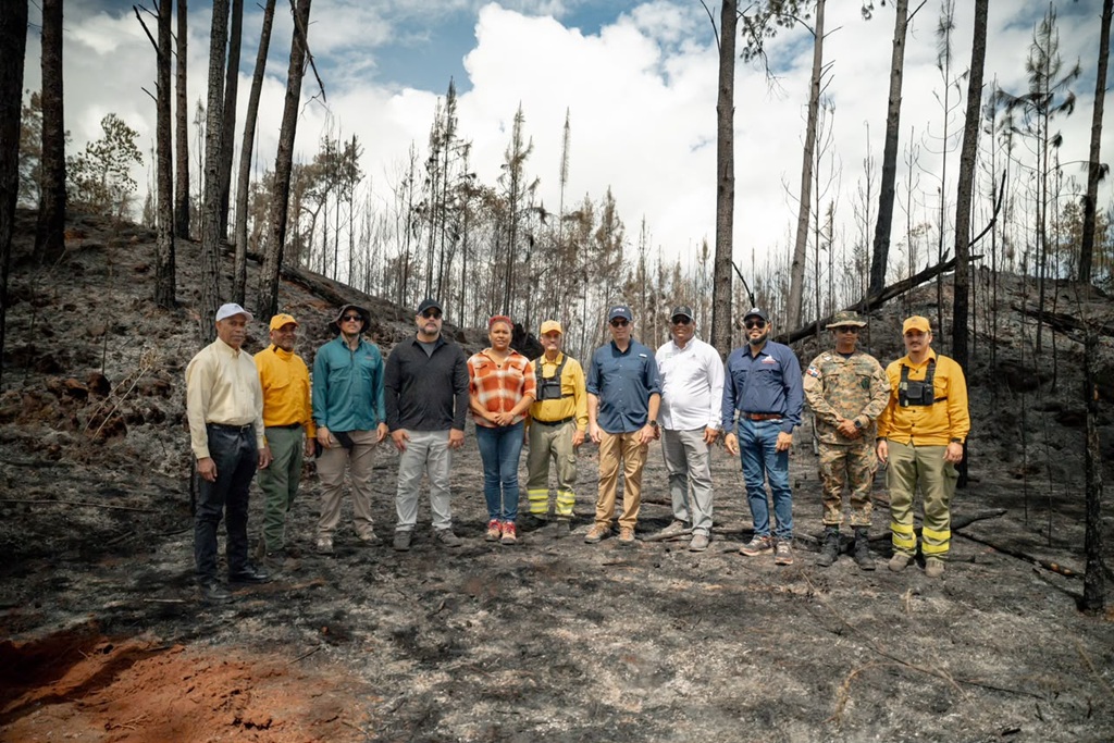 Medio Ambiente confirma control del 99 % del incendio forestal en la Sierra de Bahoruco