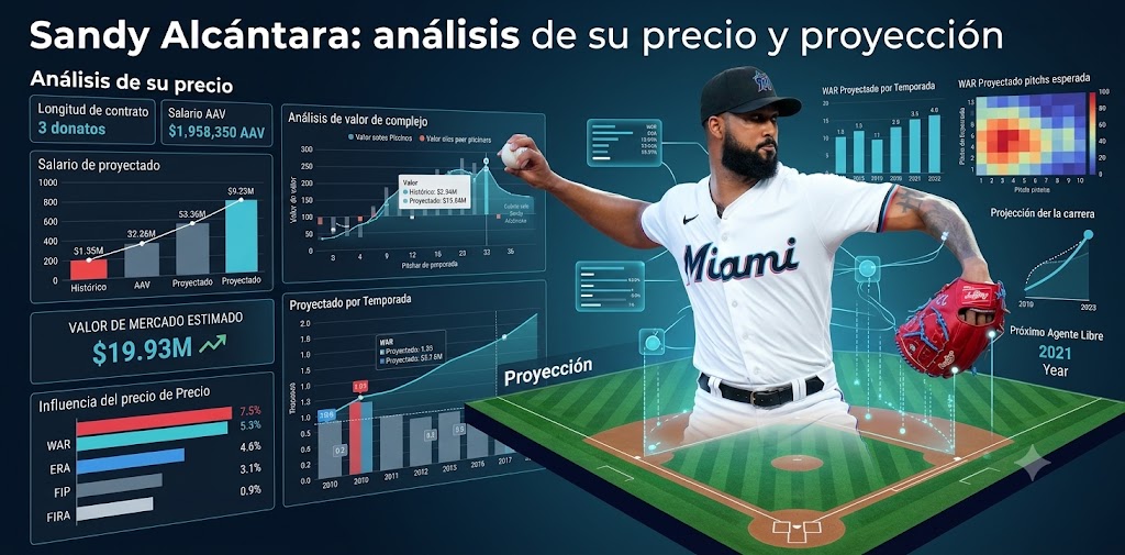 Sandy Alcántara: análisis de su precio y proyección