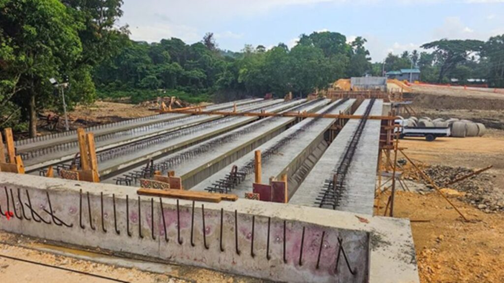 Obras Públicas acelera construcción del puente sobre el río Camú en Puerto Plata para cumplir plazo de entrega