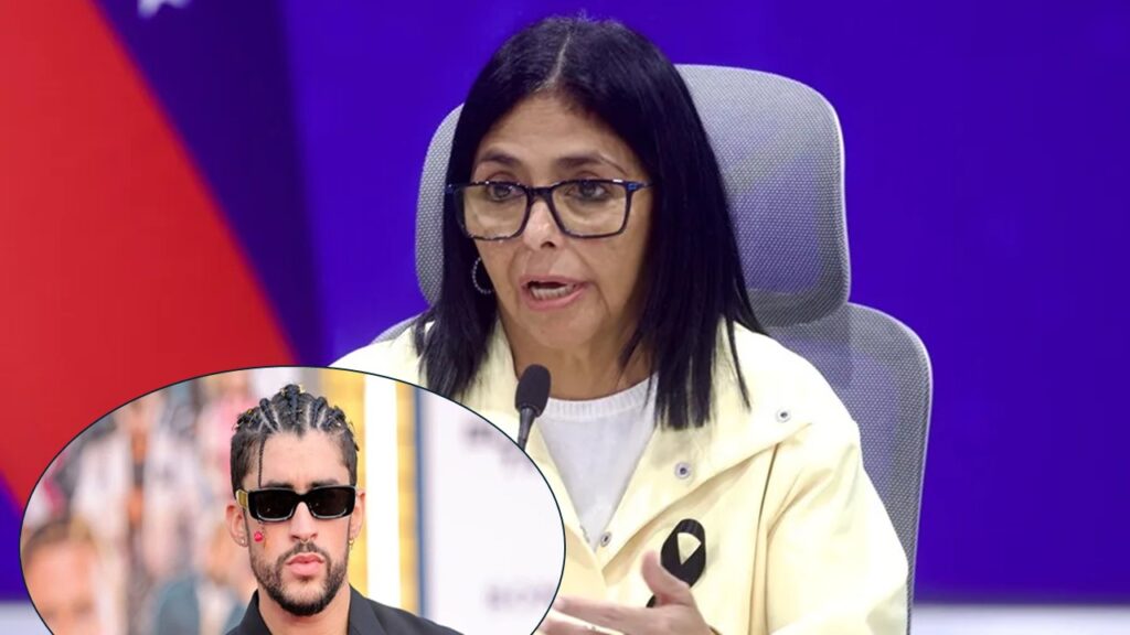 Delcy Rodríguez agradece a Bad Bunny por su solidaridad con Venezuela tras la tragedia