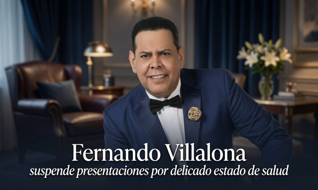 El merenguero Fernando Villalona detiene agenda artística por complicaciones de salud