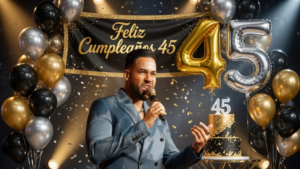 Romeo Santos celebra su cumpleaños 45 con humor y bachata