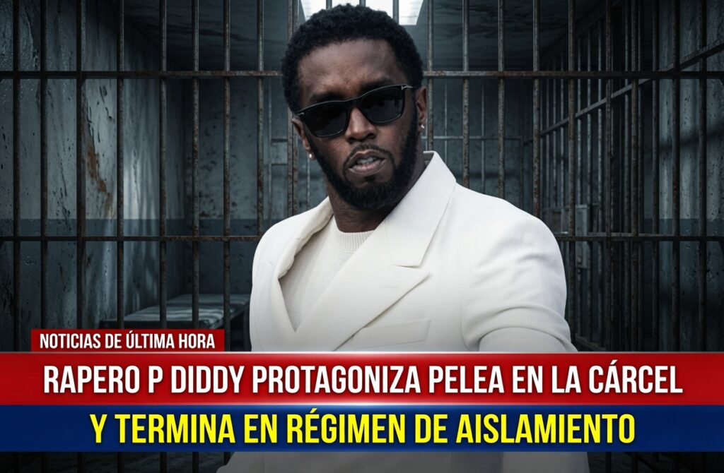Prisión coloca a P Diddy en aislamiento luego de pelea