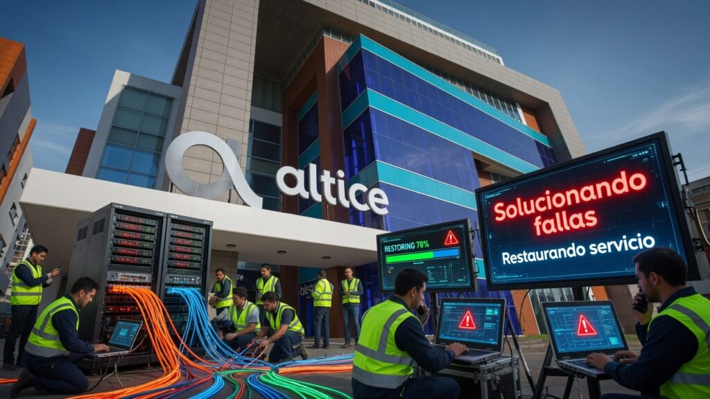 Servicios de Altice presentan fallas; empresa trabaja en solución