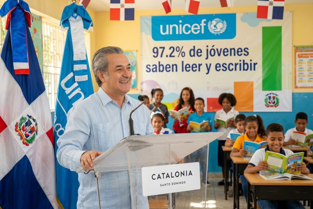 RD logra 97.2% de alfabetización juvenil, reporta Unicef