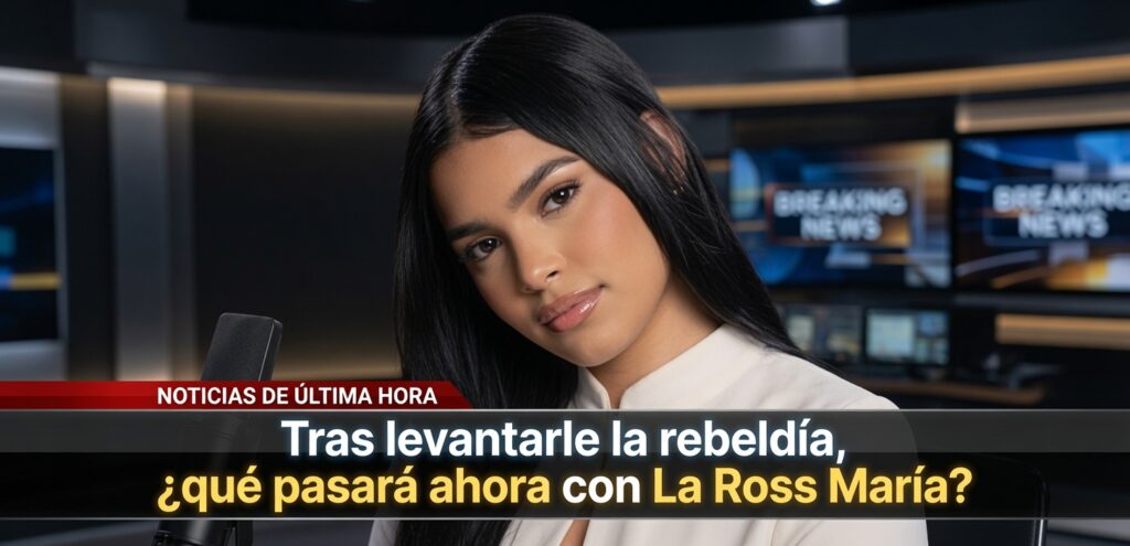 Justicia levanta rebeldía a La Ross María y abre nueva etapa legal