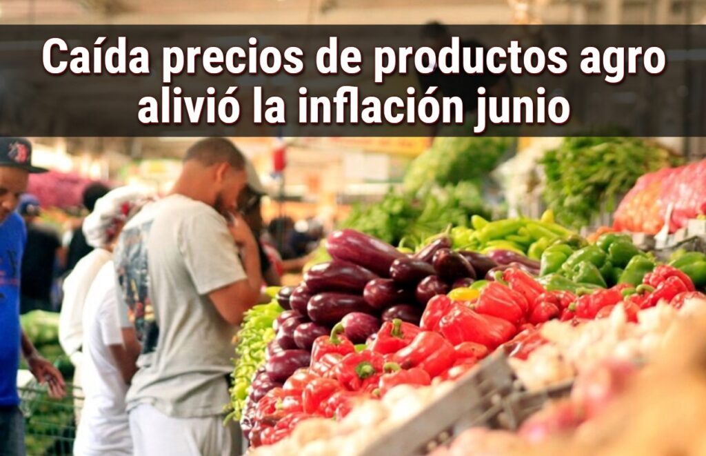 Descenso de productos agro ayuda a controlar inflación de junio