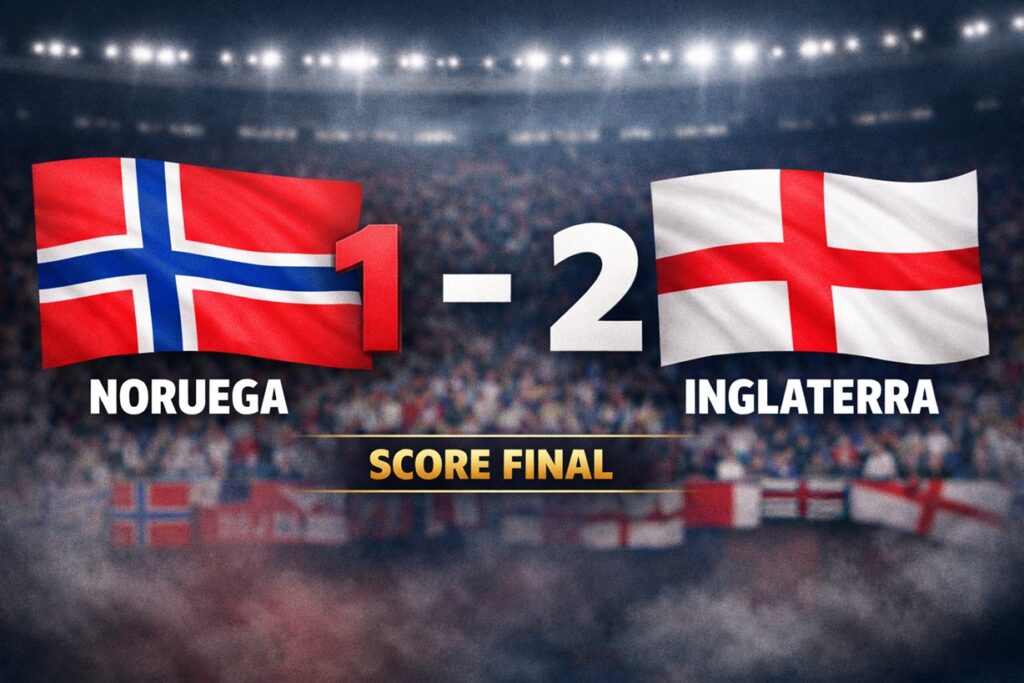Inglaterra elimina a Noruega 2-1 y avanza a semifinales del Mundial 2026