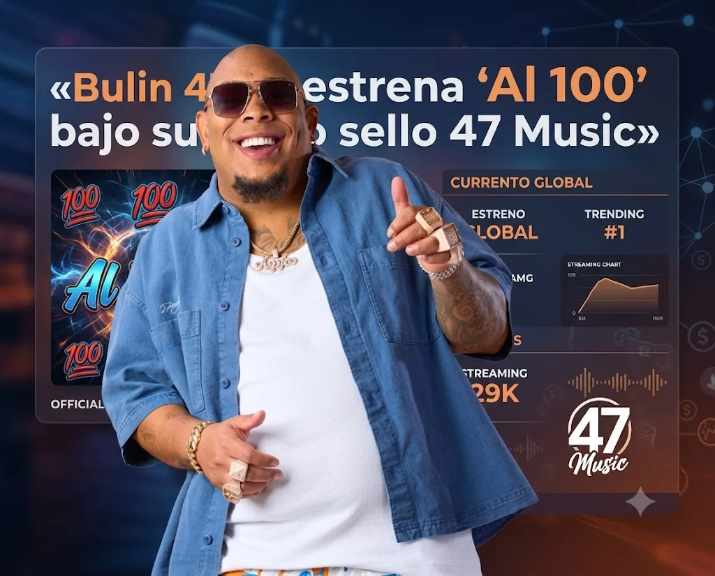 Bulin 47 lanza Al 100 bajo sello 47 Music